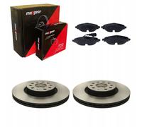 Disques de frein + plaquettes avant A3 LEON TARRACO KAROQ OCTAVIA IV GOLF VII...