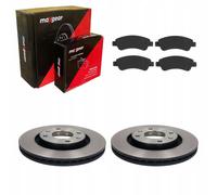 2 x MAXGEAR 19-0806 Disque de frein pour CITROËN,DS,FENGSHEN,OPEL,PEUGEOT,VAUXHA
