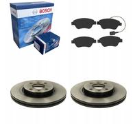 Disques de frein + plaquettes avant Bosch pour FIAT IDEA LANCIA MUSA 2004-