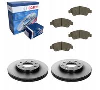 Disques de frein + plaquettes avant Bosch pour HONDA JAZZ II 2002-2008