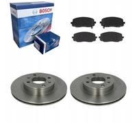 Disques de frein + plaquettes avant BOSCH pour HYUNDAI i10 I 08 - KIA...