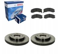 Disques de frein + plaquettes avant BOSCH pour MITSUBISHI GALANT VI 1988-...