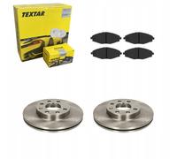 2 x TEXTAR 92029603 Disque de frein pour BEDFORD,BUICK (SGM),CHEVROLET,CHEVROLET
