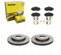 Disques de frein + plaquettes avant Textar MERCEDES A W168 1.4 1997-2004