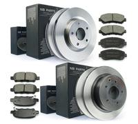 Disques de frein Plaquettes de frein avant arrière pour Nissan Qashqai 1 J10 version courte