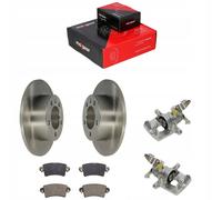 Disques de frein + plaquettes de frein + étriers de frein arrière RENAULT MAS...