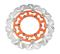Disques de frein pour moto Adaptateur de support d'étrier de frein avant 320 mm 260 mm pour KTM XC XCF XCW SX SXF EXC EXCF Six Days 125-500(320mm Orange Disk)