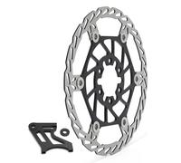 Disques de frein pour moto Convient aux disques de frein avant et arrière surdimensionnés Talaria Sting 220 mm/250 mm + support adaptateur RST(250mm rear bracket)