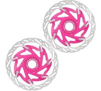 Disques de frein pour moto Disque de frein à disque central de 160 mm pour vélo de route et VTT, ultraléger et durable, avec dissipation thermique de 140 mm(ROSERED 160MM-2PC)