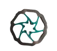 Disques de frein pour moto Disque de frein HS1 160/180 mm pour vélo, compatible avec VTT, VTT, route, BB5/BB7, AVID(160mm green)