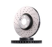 Brembo Disque de frein 09D52923 – avant ventilé, à haute teneur en carbone – 1 pièce