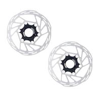 Disques De Frein VéLo 160mm frein à disque Rotor CenterLock montagne route vélo vtt Dissipation thermique refroidissement tampons creux verrouillage central(140mm 2Pcs)