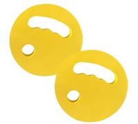 Disques De Natation en Mousse - Disques De Natation Entre Portée À La Main | Nager Bracelets Mousse | 2X Eva Floating Aqua Training Disc | Équipement d'exercice Ergonomic Grip Aqua pour Ado