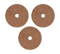 Disques de paillage de noix de coco 30 cm naturels pour barrière de fibre