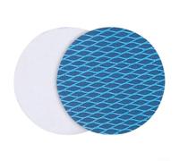 Disques de papier abrasif à base d'oxyde d'aluminium de 10,2 cm avec disposition en losange et dos floqué pour un retrait constant des matériaux sur les surfaces peintes et le bois brut (grain 150)