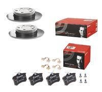 Disques De Plaquettes De Frein Arrière Brembo Pour Skoda Rapid