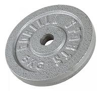 Disques de poids en fonte noire/argent - De 0,5 KG à 30 KG