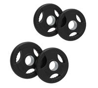 Disques de poids olympiques, 1,25 kg - 25 kg - Haltères en caoutchouc Tri-Grip, poids de musculation et de musculation - Équipement de gym à domicile pour la musculation et les entraînements par Body