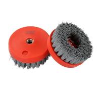 Disques de polissage abrasifs, Roue de brosse en Nylon abrasif 4 pouces 110mm M14 M16 nettoyage polissage multi-matériaux(320,M14)