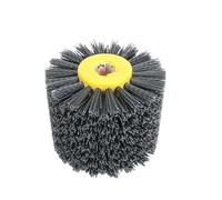 Disques de polissage abrasifs, Roue de brosse métallique abrasive en nylon, grain 120x19mm 80/120/180/240/320 for bois et métal(120)