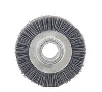 Disques de polissage abrasifs, Roue de brosse polissage fil Nylon d'oxyde d'aluminium 70mm gris 15/17mm trou 16mm(70x15x16mm)