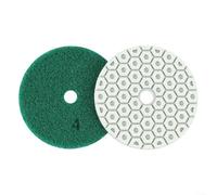 Disques de polissage humides et secs de 100 mm pour surfaces en granit, marbre, béton, pierre, conçus pour une utilisation durable et un polissage efficace (étape 4)