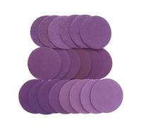 Disques de ponçage à l'eau de 50 cm (2 pouces), grain assorti de 60 à 10 000, en oxyde d'aluminium