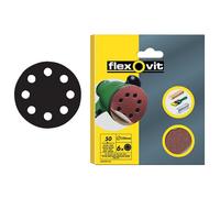 Disques De Ponçage Autocollants Flexovit 125Mm Assortis - Paquet De 25