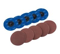 Disques De Ponçage En Oxyde D'Aluminium Draper 75Mm 240 Grit 10 Pack 75619