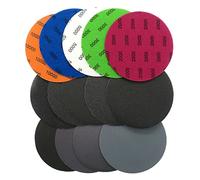 Disques de ponçage humides et secs de 4 et 5 pouces, papier de verre auto-agrippant, tampons de ponceuse orbitale, tous grains 100/125 mm(5 Inch,120 GRIT-25PCS)