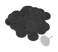 Disques de ponçage papier abrasif, merveilleux outil de pédicure papier abrasif design lavable meuleuse de pieds papier abrasif pour meuleuse de pied électrique(25mm)