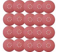 Disques de Ponçage Papier Abrasifs 225mm,8 trous, 30 pièces Disques abrasifs perforés auto-agrippant, Grain 5×P40/60/100/120/180/240 autoadhésif pour ponceuse girafe/ponceuses de murs et de plafonds