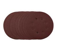 Disques De Ponçage Punched Draper 125Mm Hook & Loop 120 Grit 10 Pack 54756