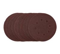Disques De Ponçage Punched Draper 125Mm Hook & Loop 80 Grit 10 Pack 54755