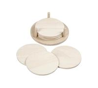 disques décoratifs en bois avec support 6 pièces