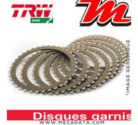 TRW Lot de disques garnis d'embrayage MCC110-8 – pour embrayages à bain d'huile ou secs