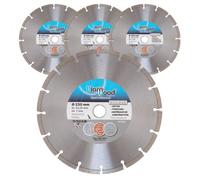 Disques diamant - BUILDER - Diamwood - Lot de 3 - 230 mm - Alésage 22,23 mm - 7 mm hauteur