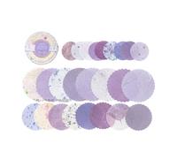 Disques en papier décoratifs rétro légers pour journaux, emballage cadeau, projets créatifs, palette de couleurs douces, outils d'artisanat