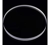 Disques en verre de quartz transparent ultraviolet haute température for expériences sur les rayons infrarouges - Options 24 mm et 80 mm(10x0.5mm 10pcs)