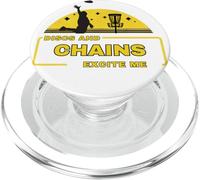 Disques et chaînes Amusants Excite Me Disc Golf PopSockets PopGrip pour MagSafe