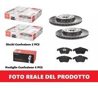 Disques ferodo + Plaquettes de Frein Avant Brembo pour Ford S-MAX 2.0 TDCI 103