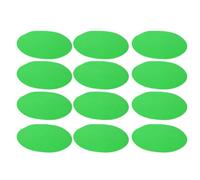 Disques Marqueurs Ronds de Couleur Vive, Antidérapants, TPE, Outils D'entraînement de Football pour Entraîneurs et Athlètes, Vert, 12 Pièces