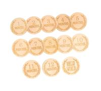 Disques Mensuels En Bois Cartes De Croissance Pour Bébés Panneau En Bois Pour Nourrissons Marqueur Pour Étapes De Développement