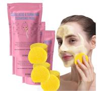 Disques Nettoyants Curcuma L'Acide Kojique, Disques Nettoyants Au Curcuma, Disques Nettoyants L'Acide Kojique Curcuma pour Visage et Corps, Éliminent L'Excès Kératine(Pack of 3)