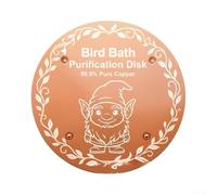 Disques nettoyants pour bain d'oiseaux en cuivre pur, inhibiteur en forme de grenouille, pour l'eau de jardin, traitement des caractéristiques, nettoyage efficace des bassins de faune (11)