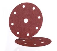 Disque Papier Auto-Agrip Bw115 8 Trous 125/8/180 boite de 100 Hermes