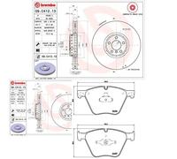 Plaquettes de frein P 06 073 BREMBO pour BMW ALPINA