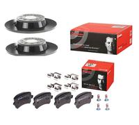 Disques + Plaquettes de Frein Arrière Brembo pour VW Tiguan 5N1 - Audi Q3