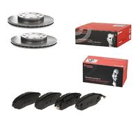 Disques + Plaquettes De Frein Avant Brembo Chevrolet Spark M300 1.0 50 Kw