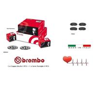 Disques + Plaquettes de Frein Avant Brembo pour Hyundai i10 Pa - Kia Picanto Sa